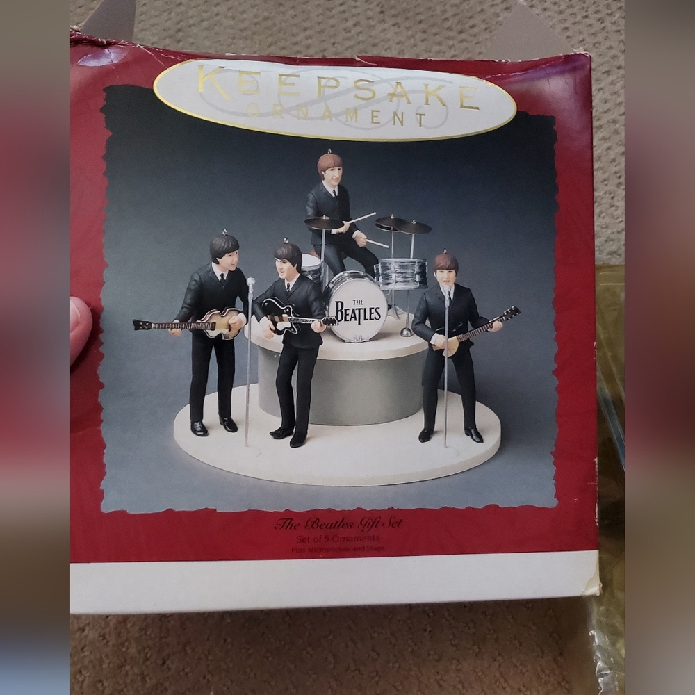 The Beatles Hallmark Keepsake Ornaments Gift Set
